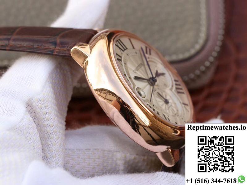 Cartier Ballon Bleu Chronograph W6920074 Zf Factory Silver Dial-Rep Time Watches