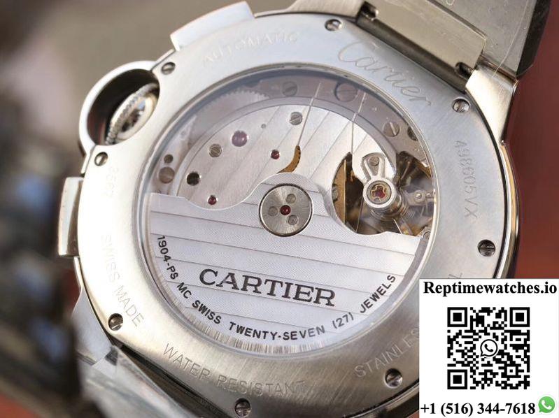 Cartier Ballon Bleu Chronograph W6920076 Zf Factory Silver Dial-Rep Time Watches