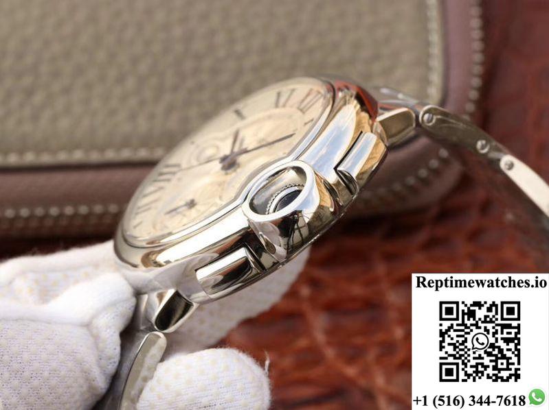 Cartier Ballon Bleu Chronograph W6920076 Zf Factory Silver Dial-Rep Time Watches