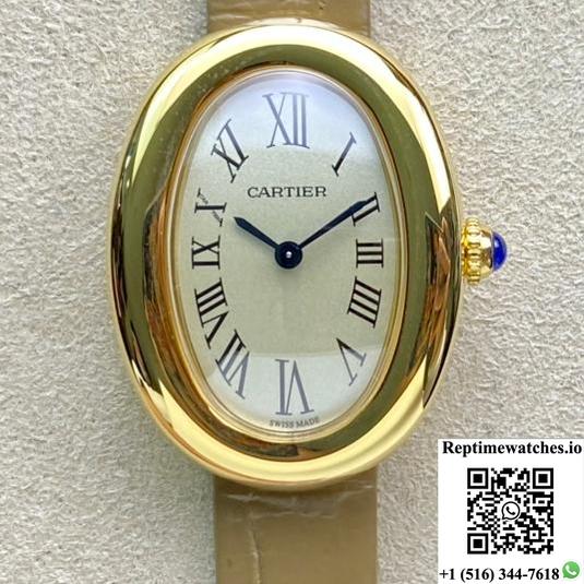 Cartier Bathtub Series Wgba0007 Dr Factory Taupe Strap-Rep Time Watches
