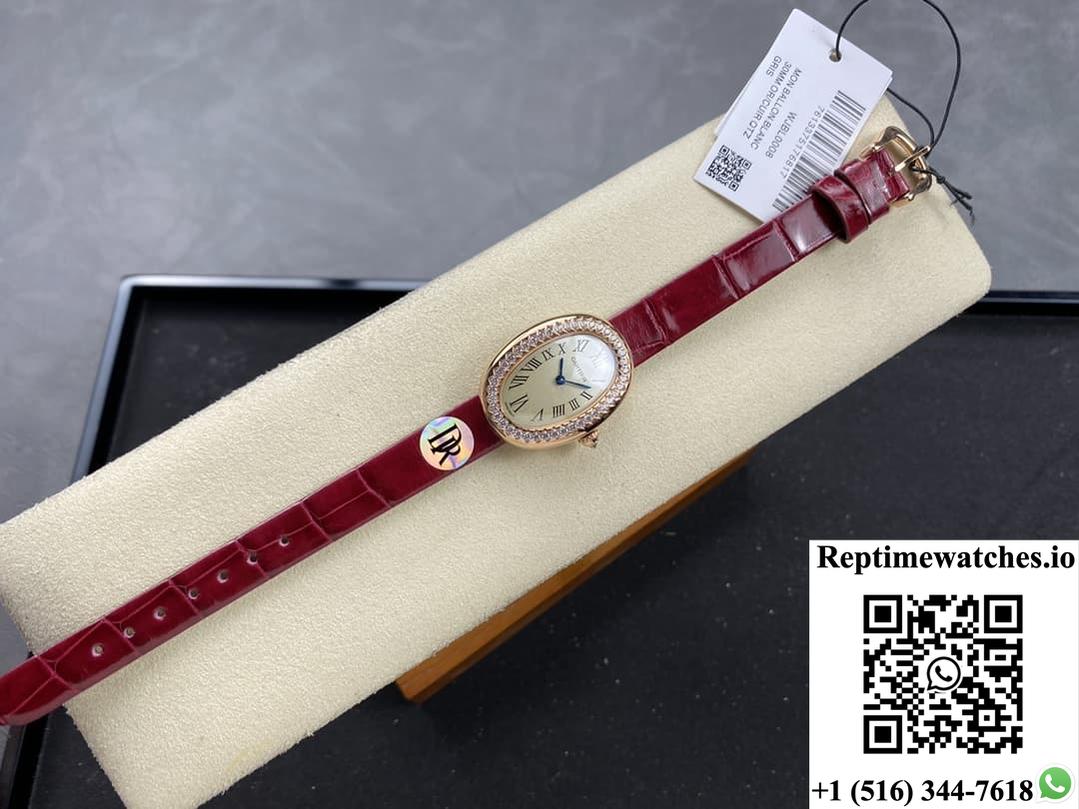 Cartier Bathtub Series Wjba0031 Dr Factory Red Strap-Rep Time Watches