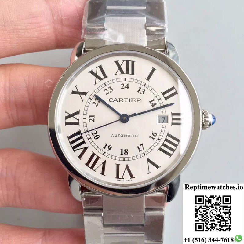 Cartier Ronde Solo De W6701011 42Mm Zf Factory White Dial-Rep Time Watches