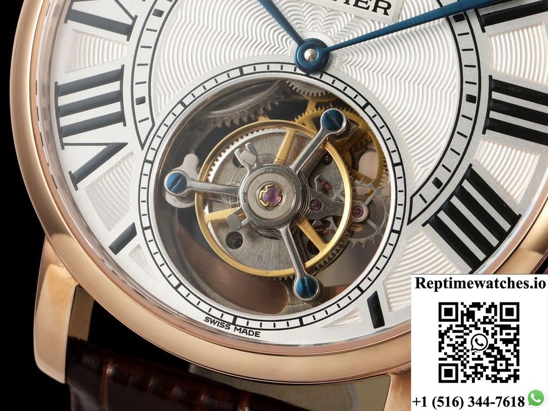 Cartier Rotonde De W1556215 Rms Factory Tourbillon-Rep Time Watches