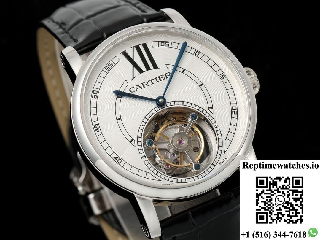 Cartier Rotonde De W1556216 Rms Factory Tourbillon-Rep Time Watches