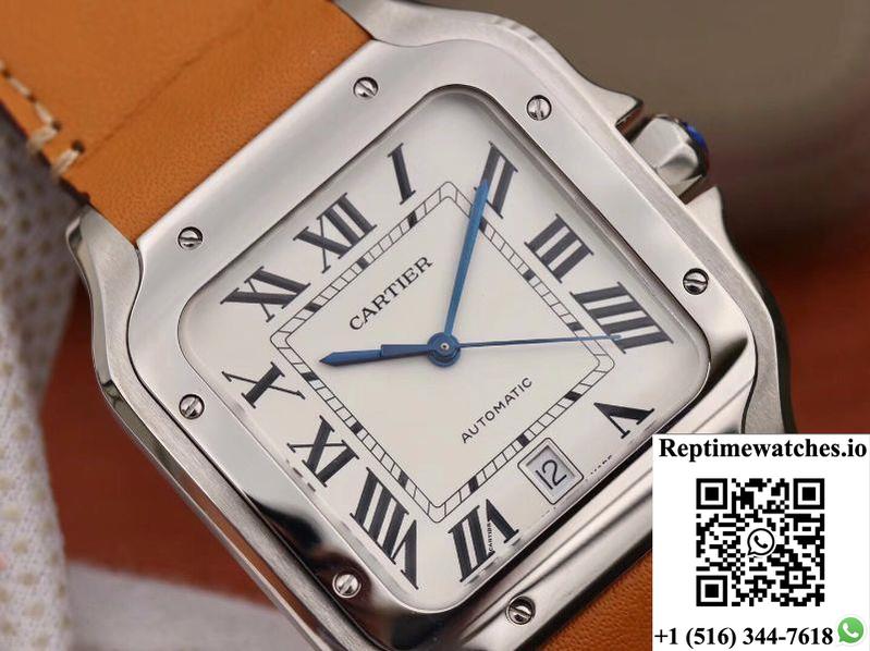 Cartier Santos De Cartier Large 2018 Wssa0009 Kor Factory White Dial-Rep Time Watches