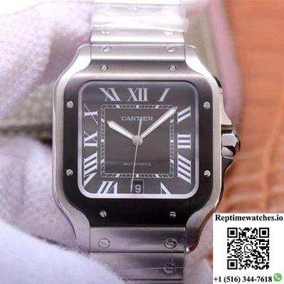 Cartier Santos De Large Wssa0037 V6 Factory Gray Dial-Rep Time Watches