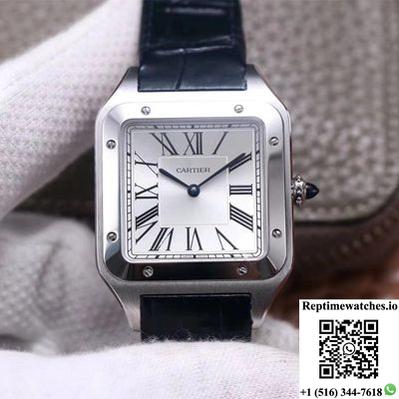 Cartier Santos Dumont Wssa0032 F1 Factory Silver Dial-Rep Time Watches