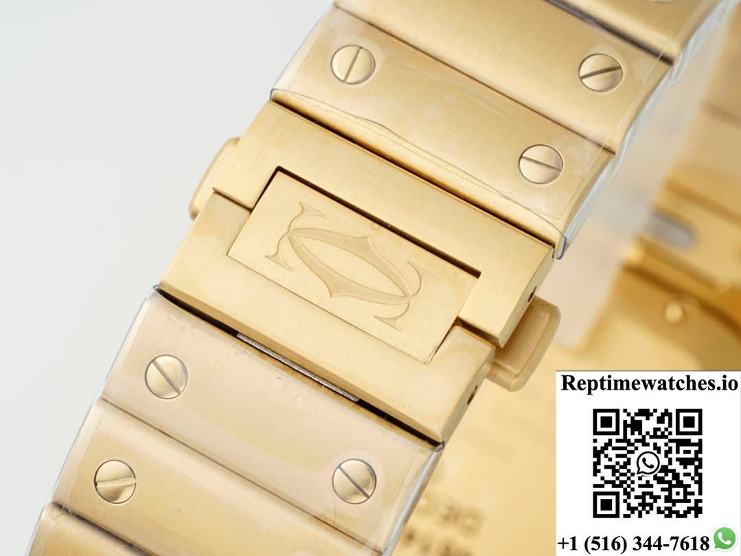 Cartier Santos Wgsa0042 Af Factory Gold Color Case-Rep Time Watches