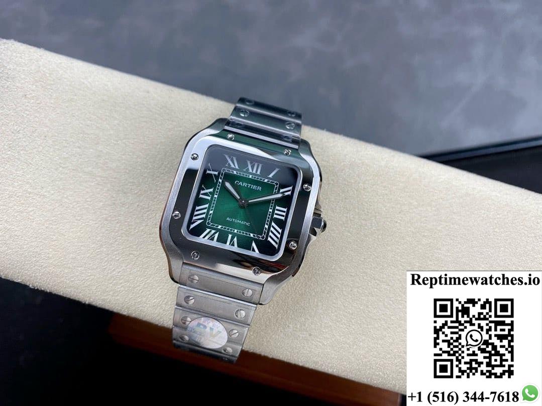 Cartier Santos Wssa0061 Bv Factory Stainless Steel Case-Rep Time Watches