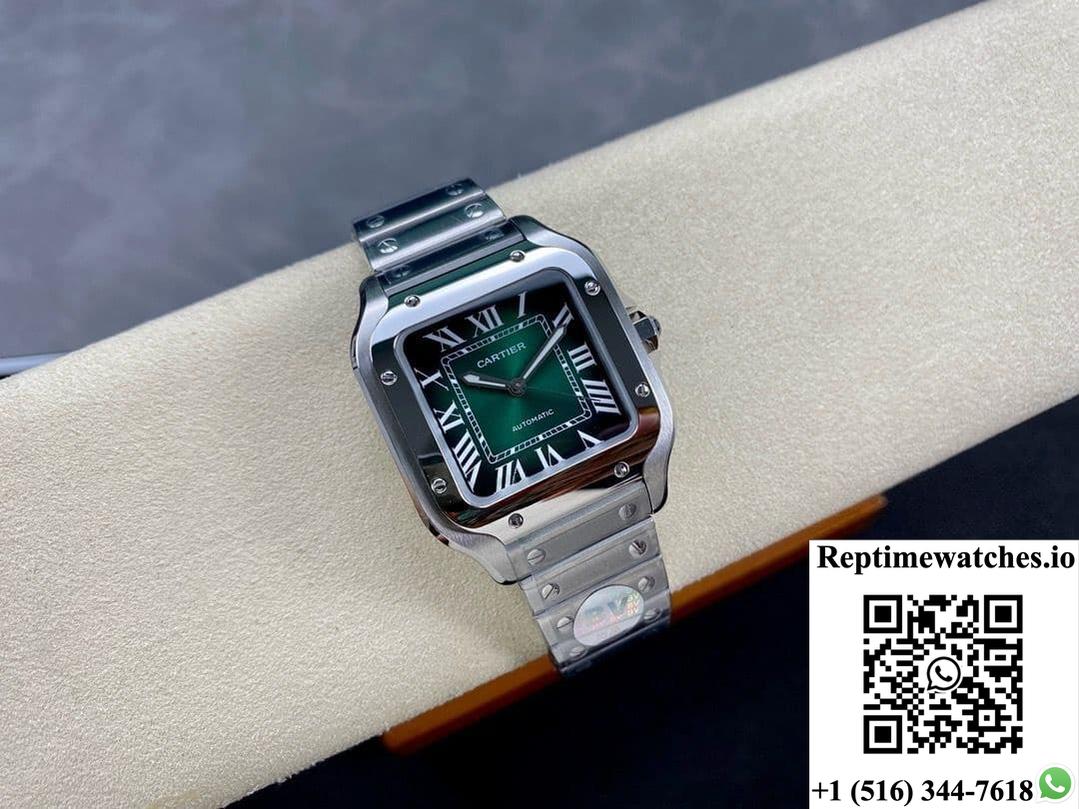 Cartier Santos Wssa0061 Bv Factory Stainless Steel Case-Rep Time Watches