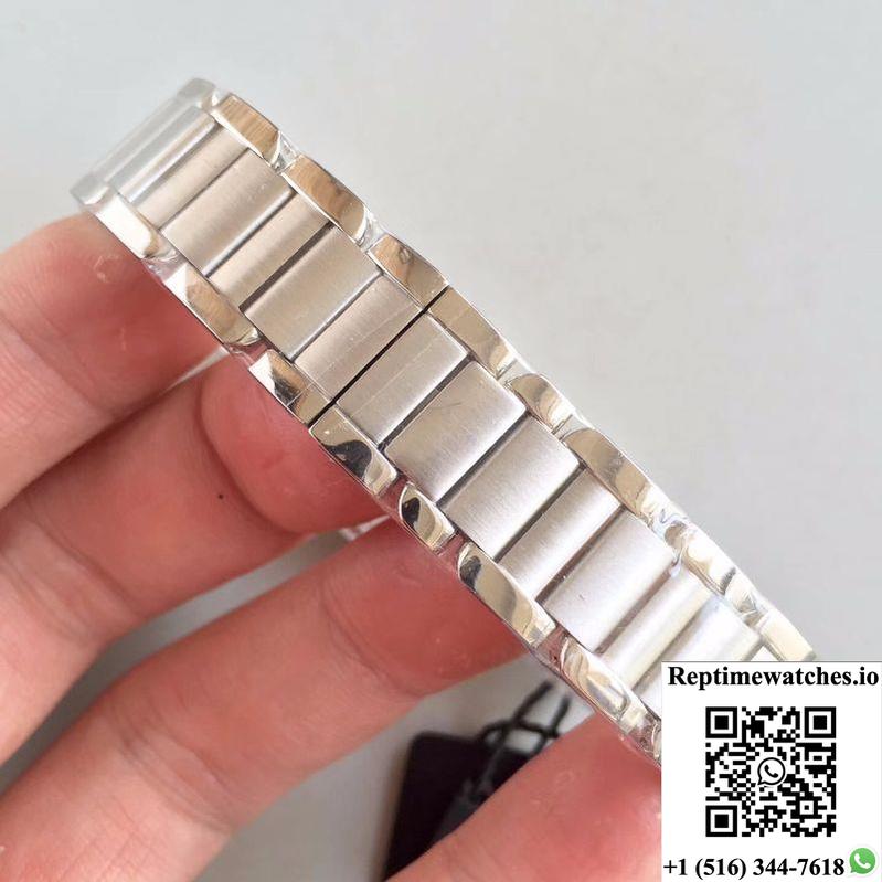 Cartier Tank Anglaise Ladies W5310022 Silver Dial-Rep Time Watches