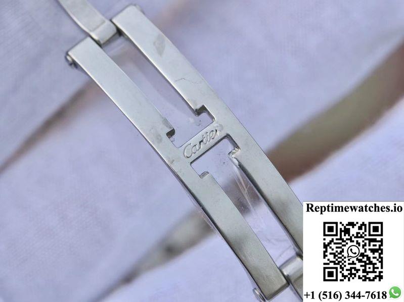 Cartier Tank Francaise Ladies W51007Q4 White Dial-Rep Time Watches