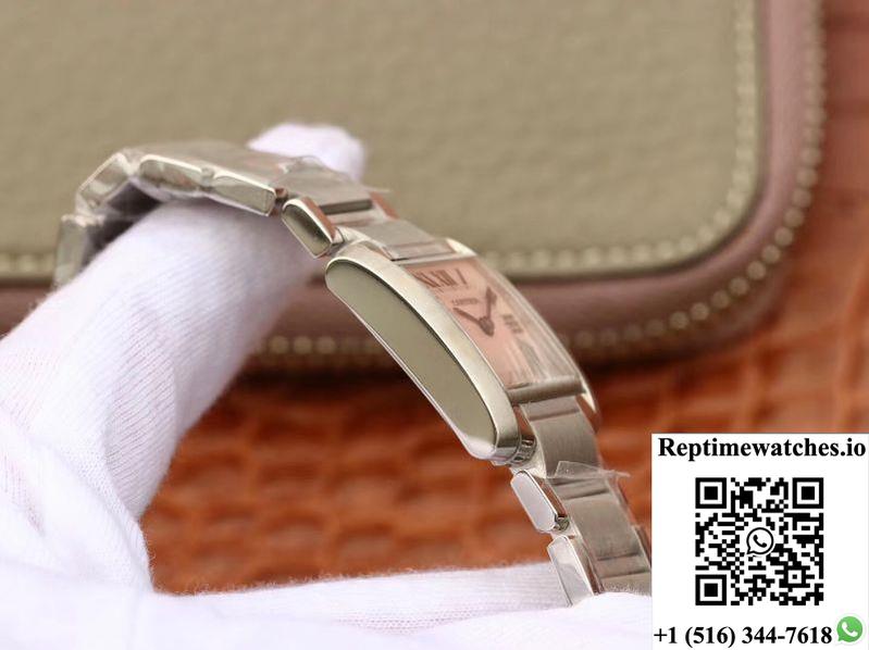 Cartier Tank Francaise Ladies W51028Q3 Pink Dial-Rep Time Watches