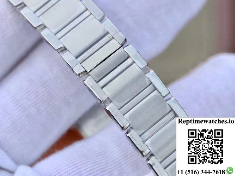 Cartier Tank Francaise Ladies W51028Q3 Pink Dial-Rep Time Watches