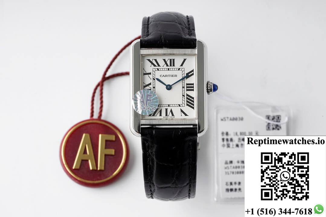 Cartier Tank Quartz Wsta0030 Af Factory Leather Strap-Rep Time Watches