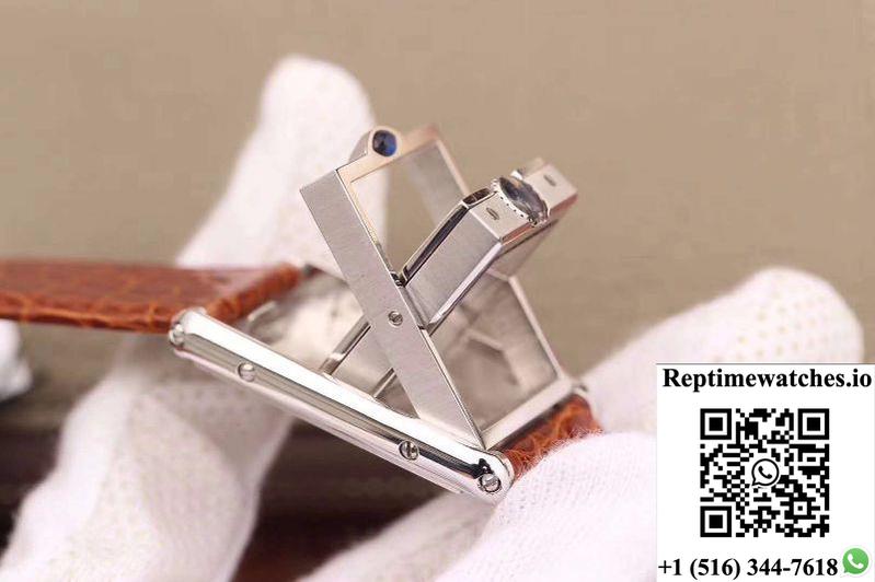 Cartier Tank Solo Ladies W5200025 White Dial-Rep Time Watches