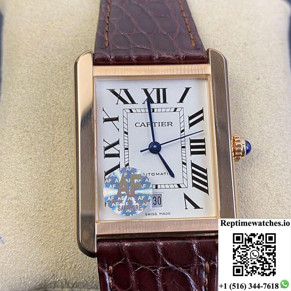Cartier Tank W5200026 Af Factory White Dial-Rep Time Watches