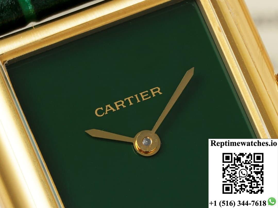 Cartier Tank Wgta0191 Af Factory Green Dial-Rep Time Watches