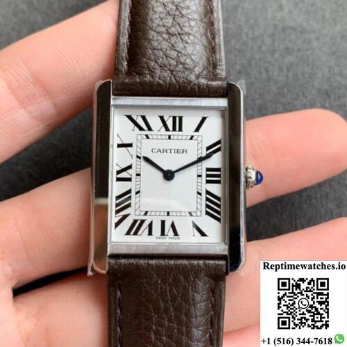 Cartier Tank Wsta0030 K11 Factory White Dial-Rep Time Watches