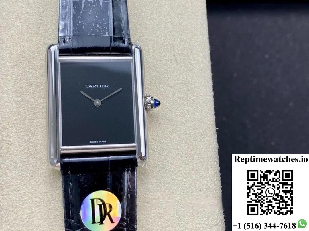 Cartier Tank Wsta0071 Dr Factory Stainless Steel Case-Rep Time Watches