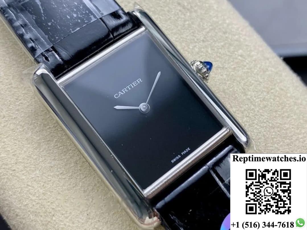 Cartier Tank Wsta0071 Dr Factory Stainless Steel Case-Rep Time Watches