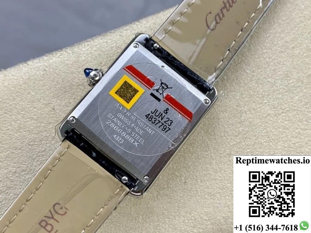 Cartier Tank Wsta0071 Dr Factory Stainless Steel Case-Rep Time Watches