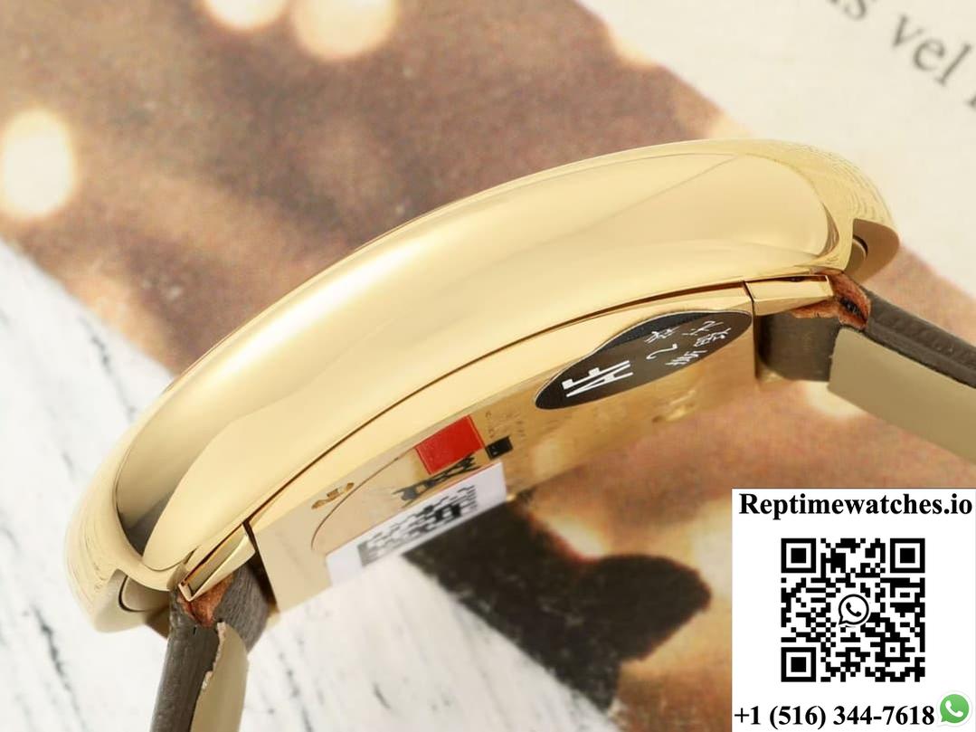 Cartier Tub Wgba0031 Af Factory Brown Dial-Rep Time Watches