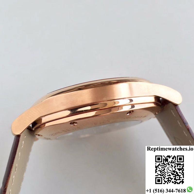 Drive De Cartier Moonphase Wgnm0008 Rose Gold Silver Dial-Rep Time Watches