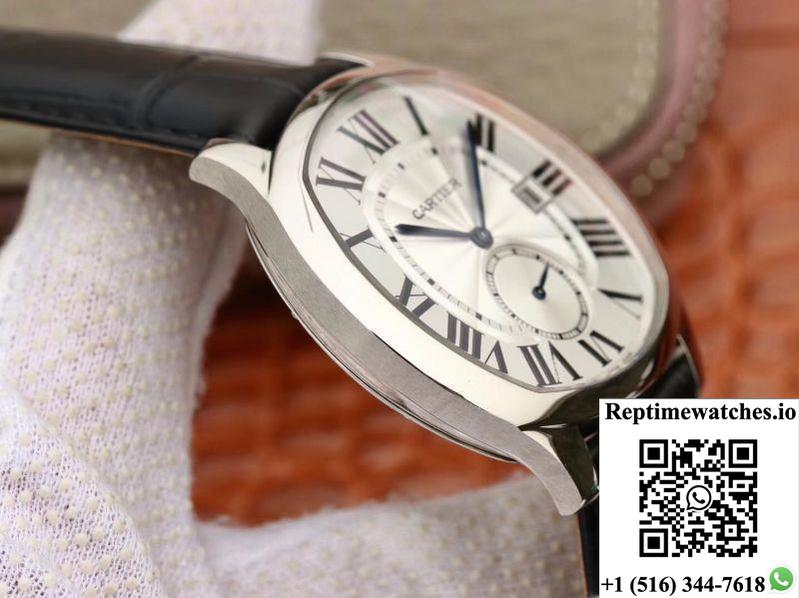 Drive De Cartier Wsnm0004 Gs Factory White Dial-Rep Time Watches