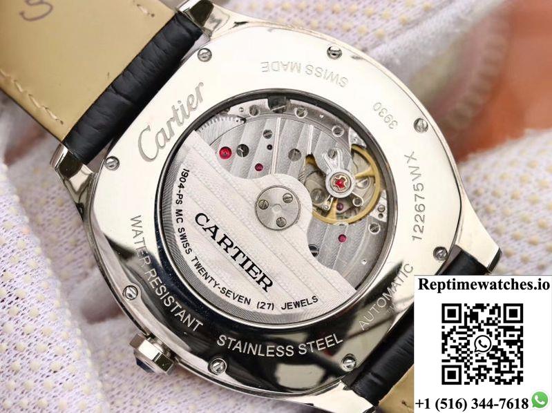 Drive De Cartier Wsnm0004 Gs Factory White Dial-Rep Time Watches