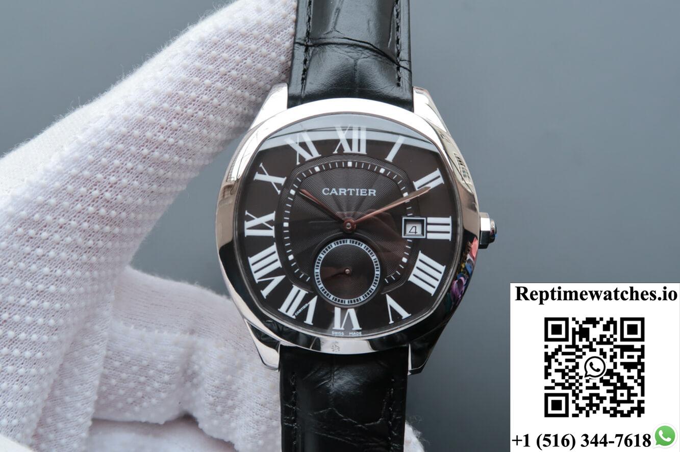 Drive De Cartier Wsnm0009 V6 Factory Black Dial-Rep Time Watches