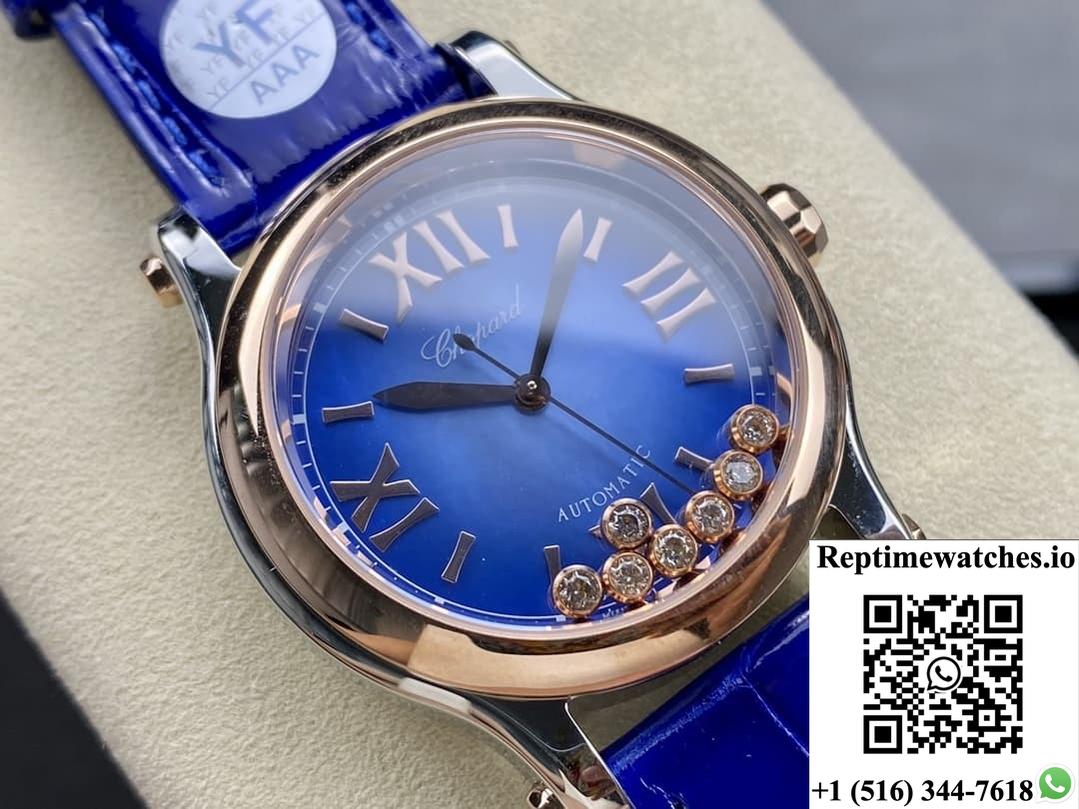 Chopard Happy Sport 278578-6003 Yf Factory Alligator Leather Strap-Rep Time Watches