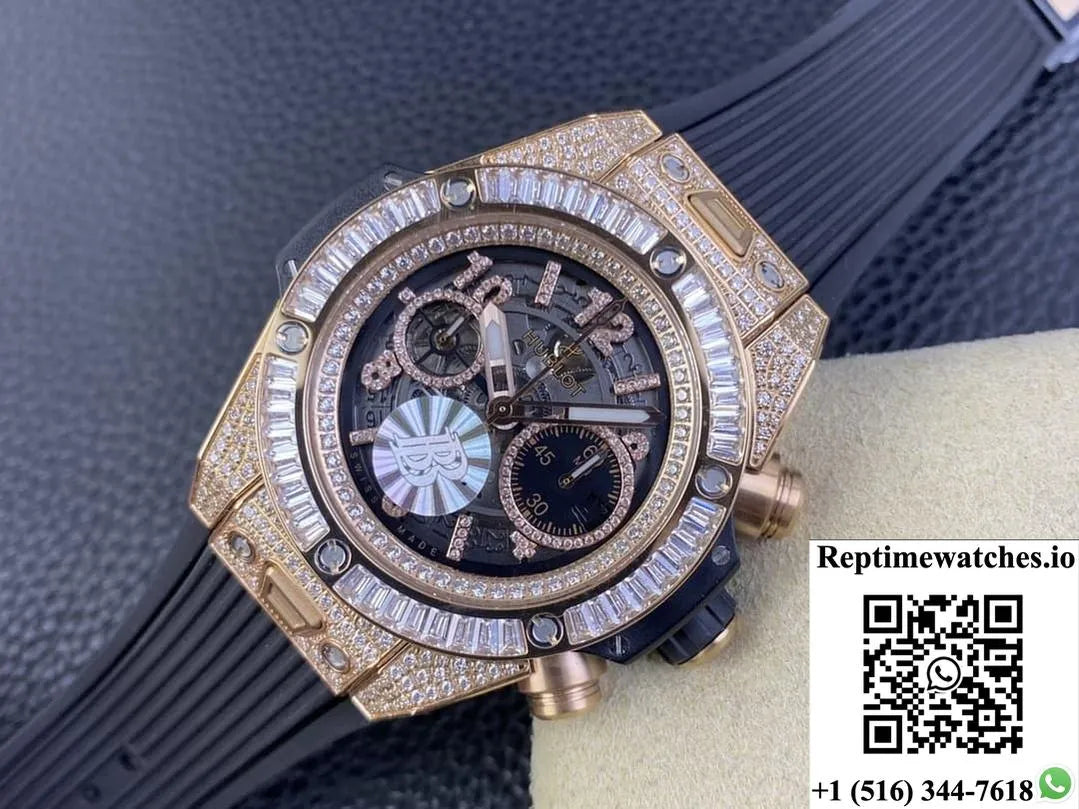 Hublot Big Bang 411.Ox.1180.Rx.0904 Bb Factory With Diamond Bezel-Rep Time Watches