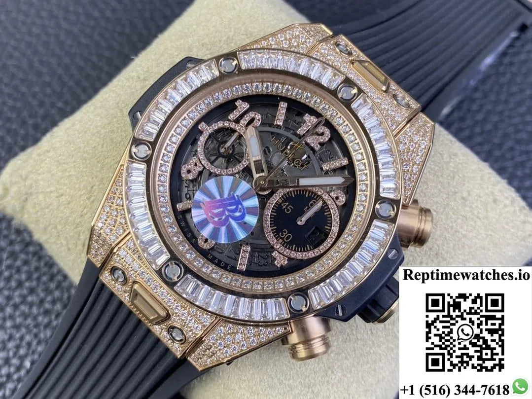 Hublot Big Bang 411.Ox.1180.Rx.0904 Bb Factory With Diamond Bezel-Rep Time Watches