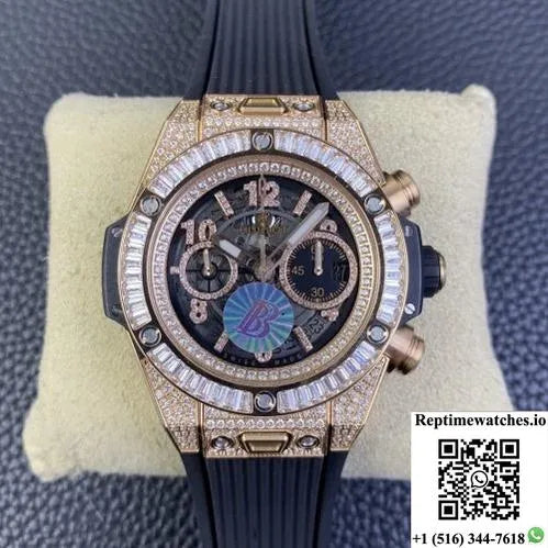 Hublot Big Bang 411.Ox.1180.Rx.0904 Bb Factory With Diamond Bezel-Rep Time Watches