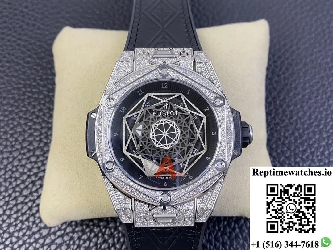 Hublot Big Bang 415.Nx.1112.Vr.1704.Mxm17 Bb Factory Diamond Case-Rep Time Watches