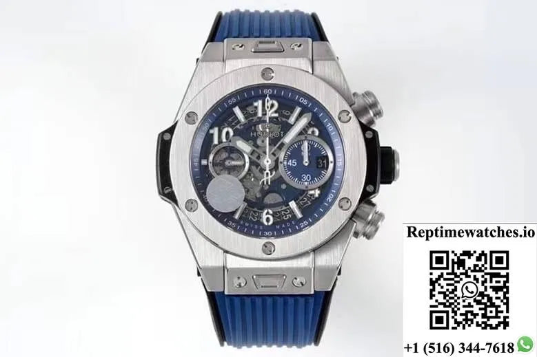 Hublot Big Bang 421.Nx.5170.Rx Zf Factory Blue Dial-Rep Time Watches