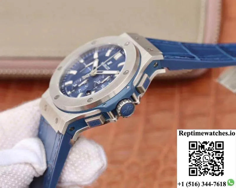 Hublot Big Bang Classic Fusion Chronograph 44Mm 301.Sx.7170.Lr V6 Factory Blue Dial-Rep Time Watches
