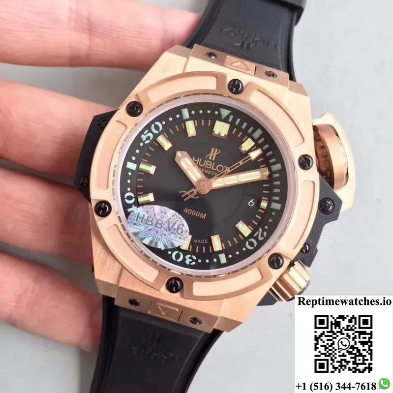 Hublot Big Bang King Power Musee Oceanographique Monaco 731.Ox.1170.Rx V6 Factory Black Dial-Rep Time Watches