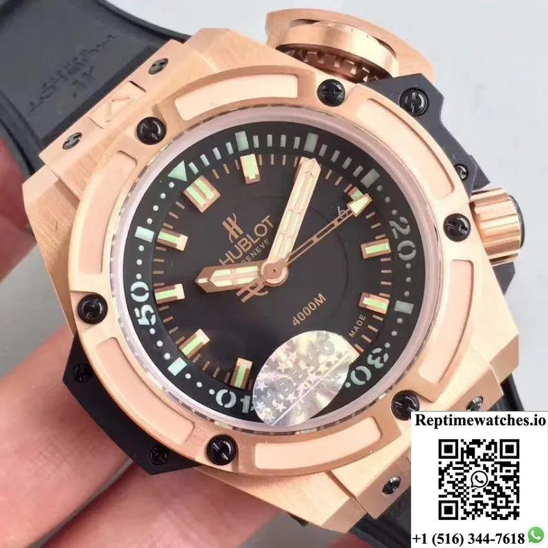 Hublot Big Bang King Power Musee Oceanographique Monaco 731.Ox.1170.Rx V6 Factory Black Dial-Rep Time Watches