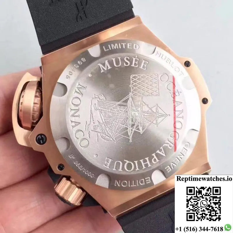 Hublot Big Bang King Power Musee Oceanographique Monaco 731.Ox.1170.Rx V6 Factory Black Dial-Rep Time Watches