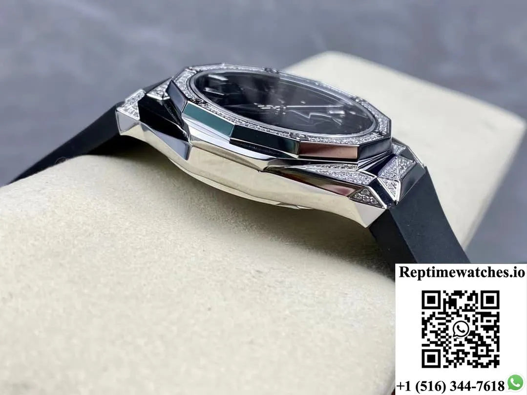 Hublot Classic Fusion 550.Ns.1800.Rx.1804.Orl19 Hb Factory Black Strap-Rep Time Watches