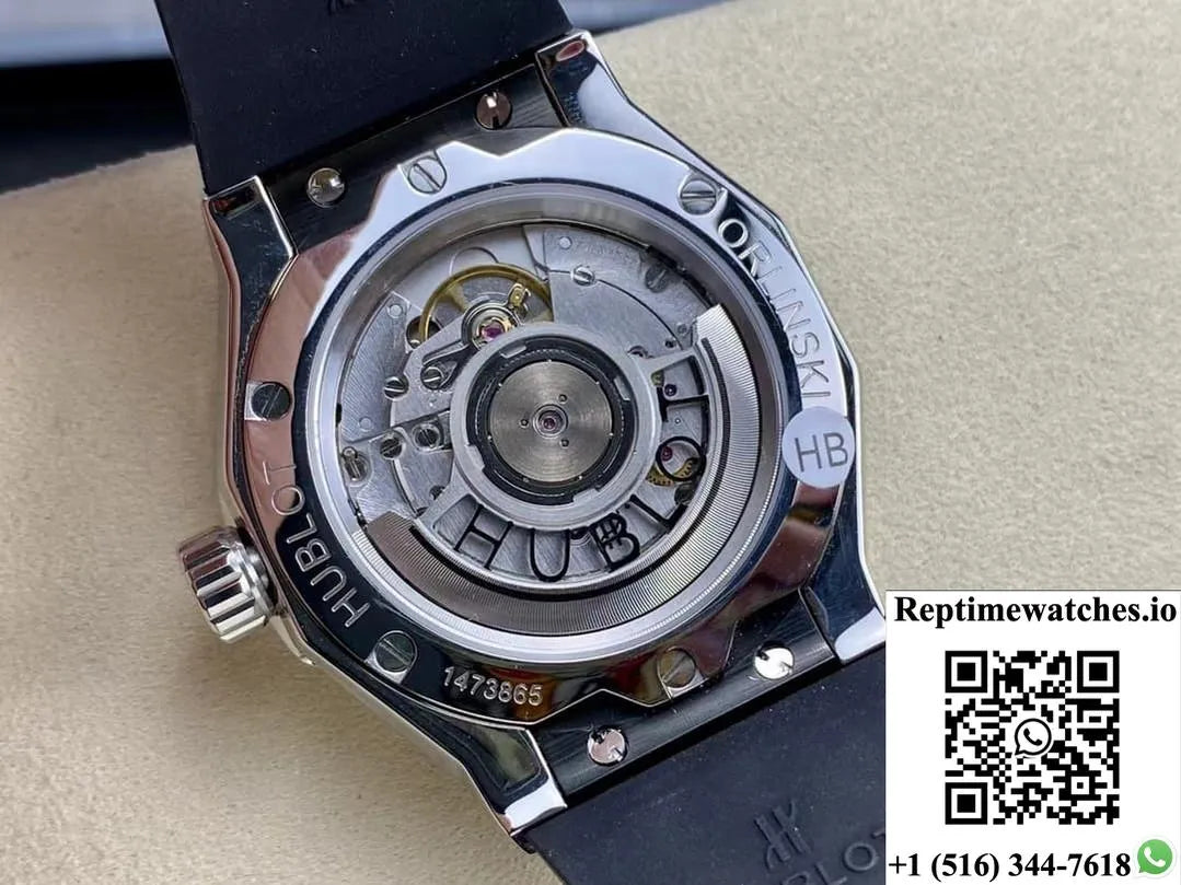 Hublot Classic Fusion 550.Ns.1800.Rx.1804.Orl19 Hb Factory Black Strap-Rep Time Watches