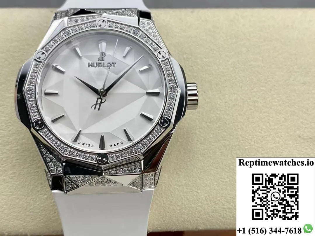 Hublot Classic Fusion 550.Ns.2200.Rw.1804.Orl20 Hb Factory White Strap-Rep Time Watches