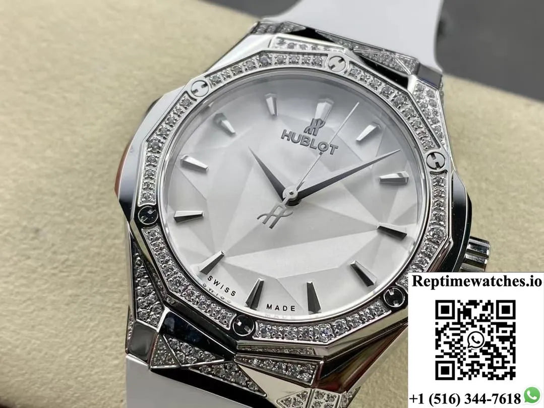 Hublot Classic Fusion 550.Ns.2200.Rw.1804.Orl20 Hb Factory White Strap-Rep Time Watches