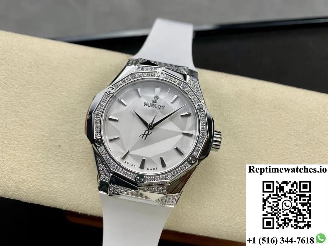Hublot Classic Fusion 550.Ns.2200.Rw.1804.Orl20 Hb Factory White Strap-Rep Time Watches