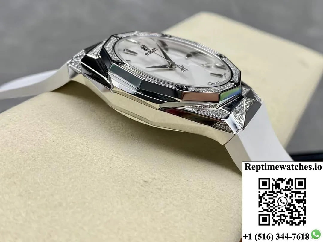 Hublot Classic Fusion 550.Ns.2200.Rw.1804.Orl20 Hb Factory White Strap-Rep Time Watches