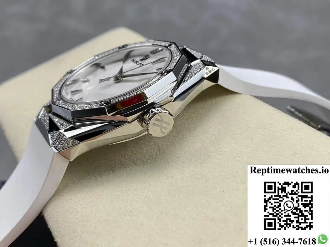 Hublot Classic Fusion 550.Ns.2200.Rw.1804.Orl20 Hb Factory White Strap-Rep Time Watches