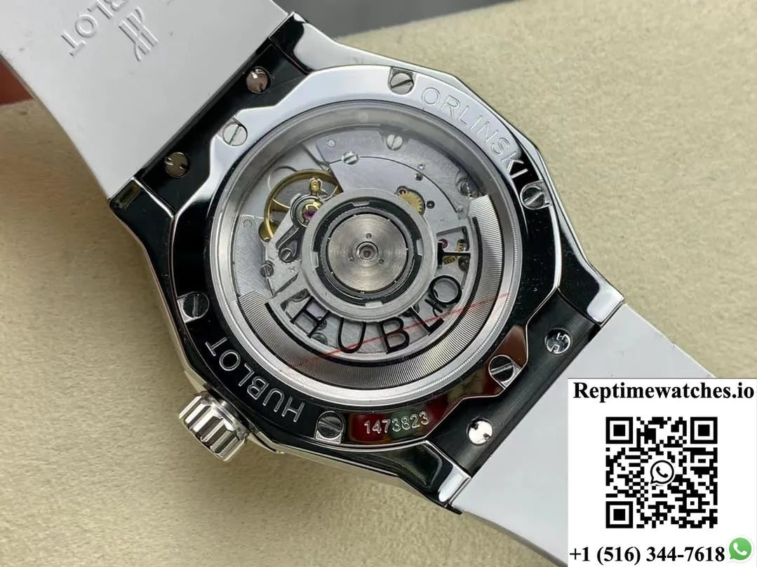 Hublot Classic Fusion 550.Ns.2200.Rw.1804.Orl20 Hb Factory White Strap-Rep Time Watches
