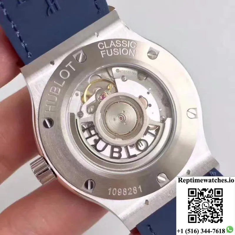 Hublot Classic Fusion Titanium Blue 511.Nx.7170.Lr Jj Factory Blue Dial-Rep Time Watches